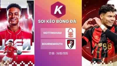 Dự đoán trận đấu Nottingham vs Bournemouth – NHA, 24/05/2026