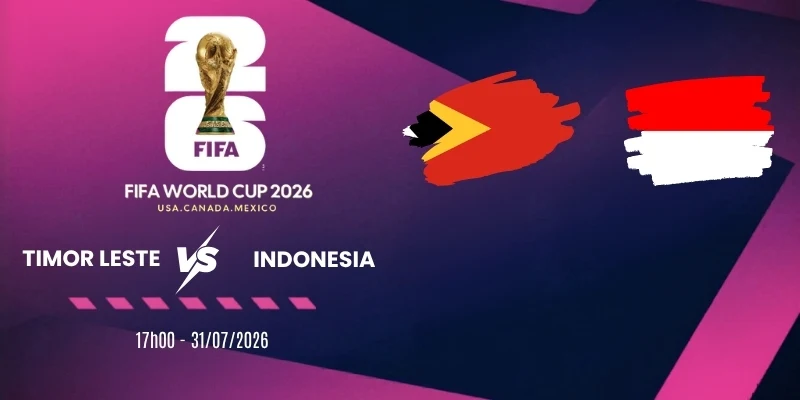 Soi kèo Timor Leste vs Indonesia – Vòng bảng AFF Cup 17h00 ngày 31/07/2026