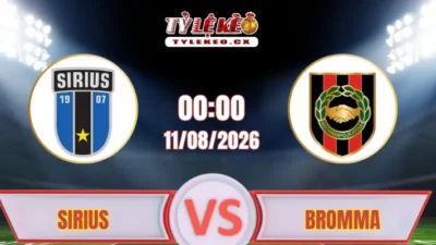 Dự đoán kết quả Sirius vs Brommapojkarna (00h00 ngày 11/08) giải VĐQG Thụy Điển